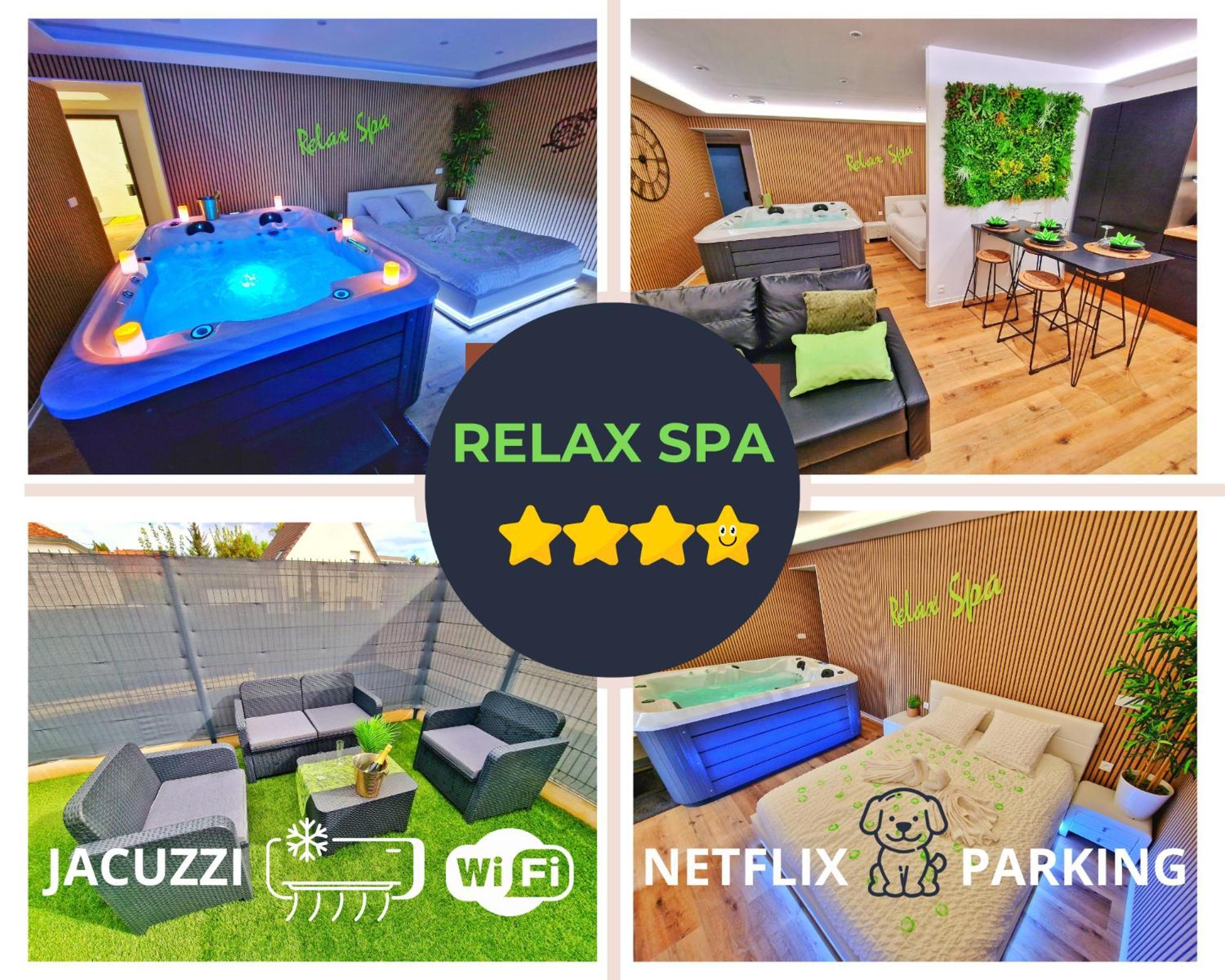 Relax Spa-4 Pers-Jacuzzi-Parking-Jardin-Clim-Colmar Muntzenheim Ngoại thất bức ảnh
